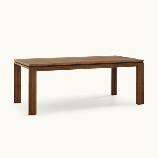 Dining Table D43-FK-M001 Mid-Century Modern Solid WoodGenerous Tabletop Space 70.87"