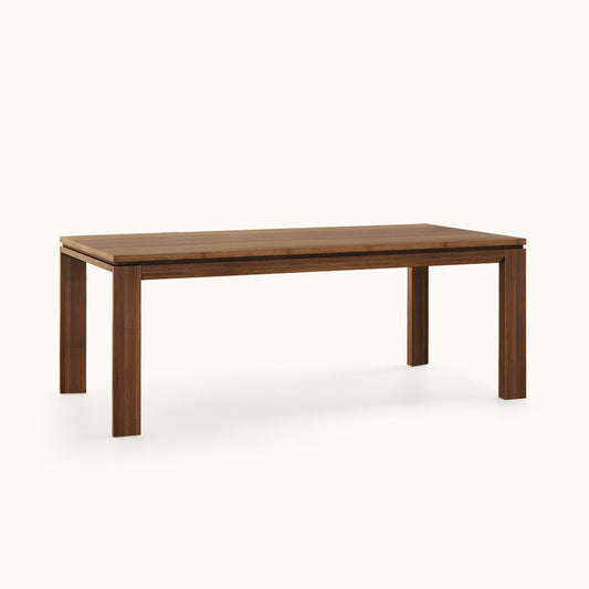 Dining Table D43-FK-M001 Mid-Century Modern Solid WoodGenerous Tabletop Space 70.87"