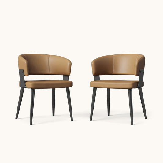 Modern Upholstered Dining Chairs Set of 2 D57-FK-M002