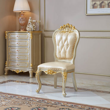 Versailles Supreme Dining Chair – French Rococo Upholstered Dining Chair
