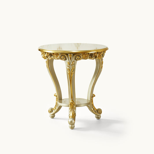 Château Royale End Table – French Rococo Luxury Accent Table