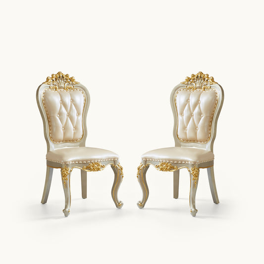Versailles Supreme Dining Chair – French Rococo Upholstered Dining Chair