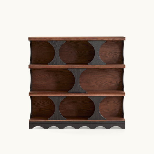 Orion Vintage Open Bookcase, Mid-Century Display Storage Shelf