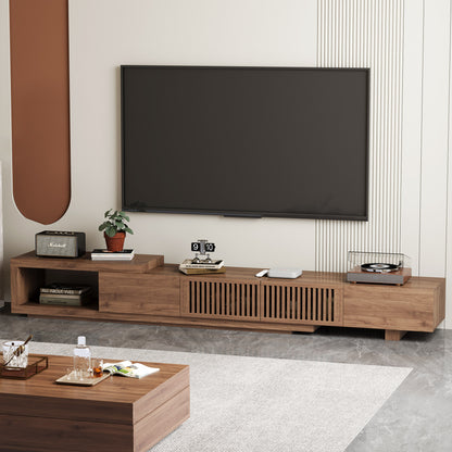 TV Stand LSDSG2M Mid-Century Modern Cable Management Scalable Design 78.54"-103"