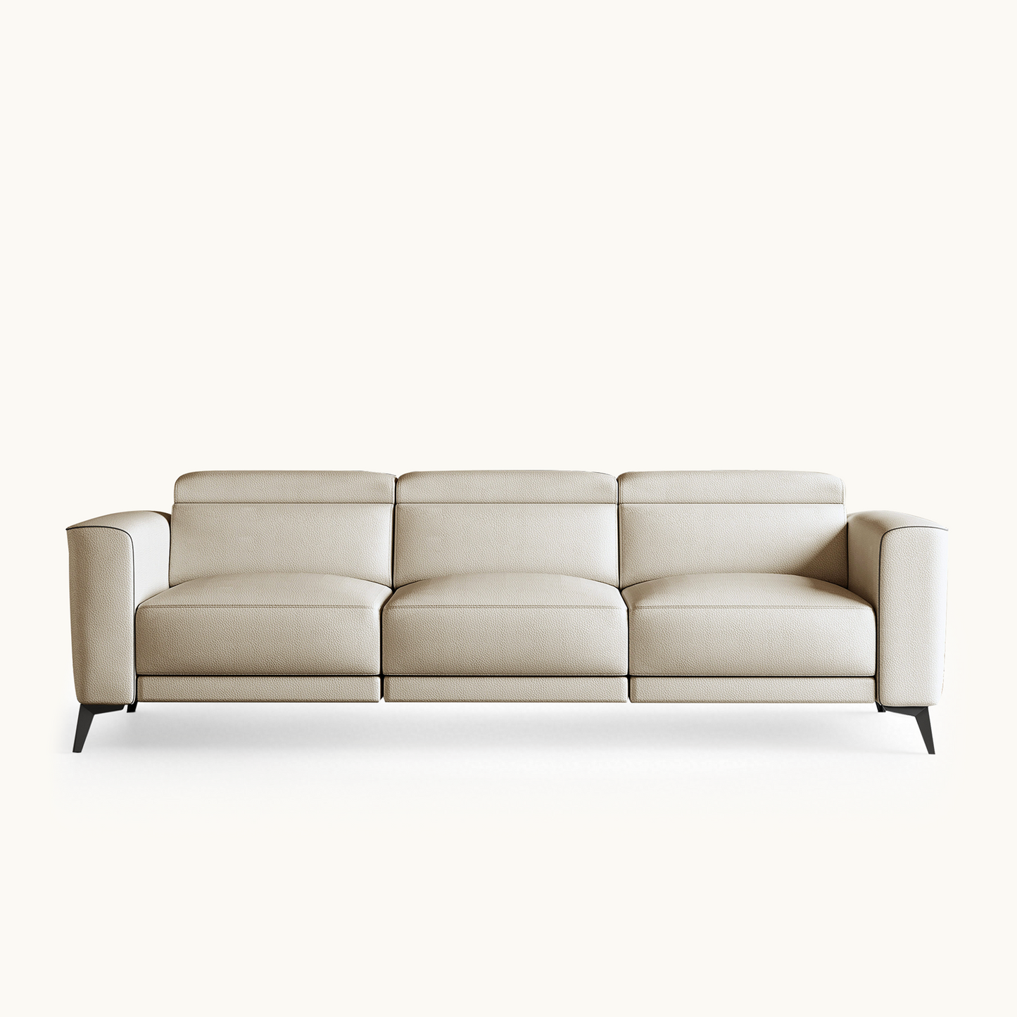 3 Seater Power Recliner Sofa 112.5" with USB Port & Solid Wood Frame
