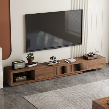 TV Stand LSDSG2M Mid-Century Modern Cable Management Scalable Design 78.54"-103"