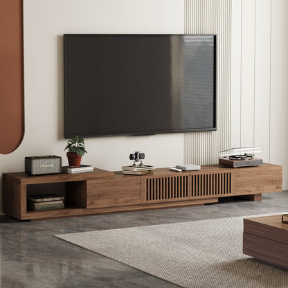 TV Stand LSDSG2M Mid-Century Modern Cable Management Scalable Design 78.54"-103"