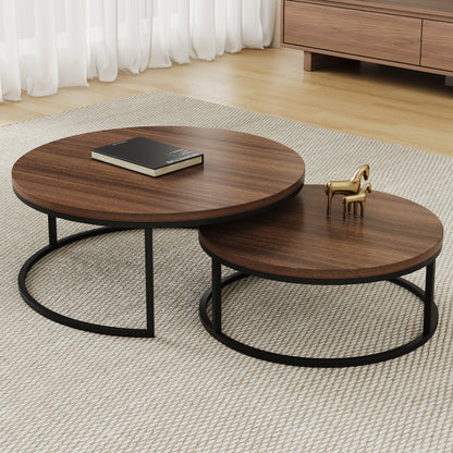 Coffee Table ZHCJG119 Modern Rotundity 55.2" (Set of 2)