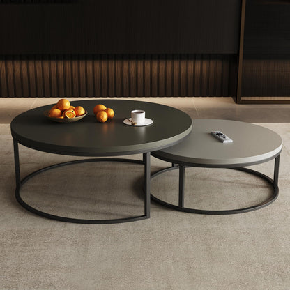 Coffee Table ZHCJG119 Modern Rotundity 55.2" (Set of 2)