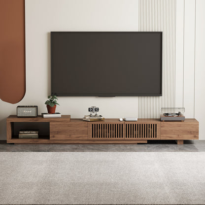 TV Stand LSDSG2M Mid-Century Modern Cable Management Scalable Design 78.54"-103"