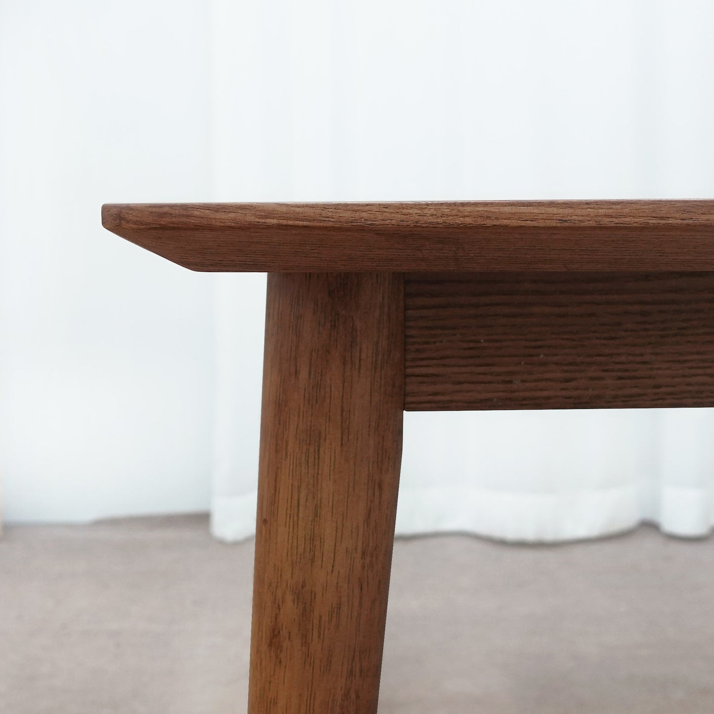 Dining Table MDCZ1600  Mid-Century Modern Laminated Solid Wood  62.9"