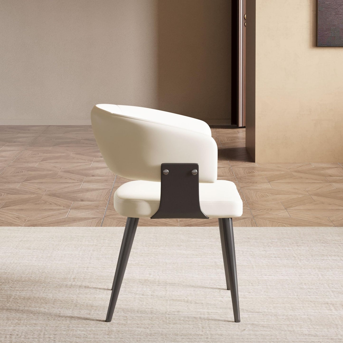 Dining Chair Modern Upholstered Dining Chair Seat (Set of 2)