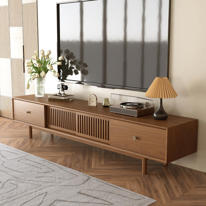 TV Stand YJJDDG818 Mid-Century Modern Spacious Storage 78.7"