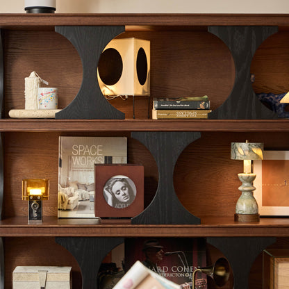 Orion Vintage Open Bookcase, Mid-Century Display Storage Shelf