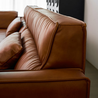 Shendu Genuine Leather Sofa (94” / 102” / 110”)