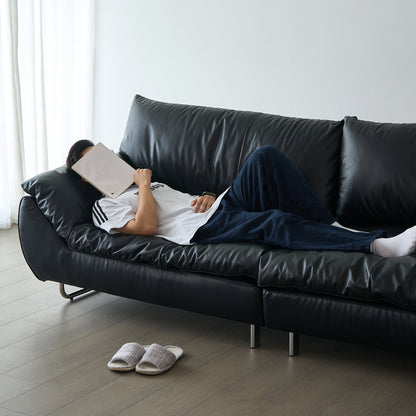 Zane Genuine Leather Sofa (87” / 94” / 102” / 110”)