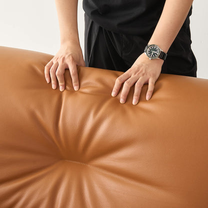 Karl Genuine Leather Sofa (87” / 94” / 102” / 110”)