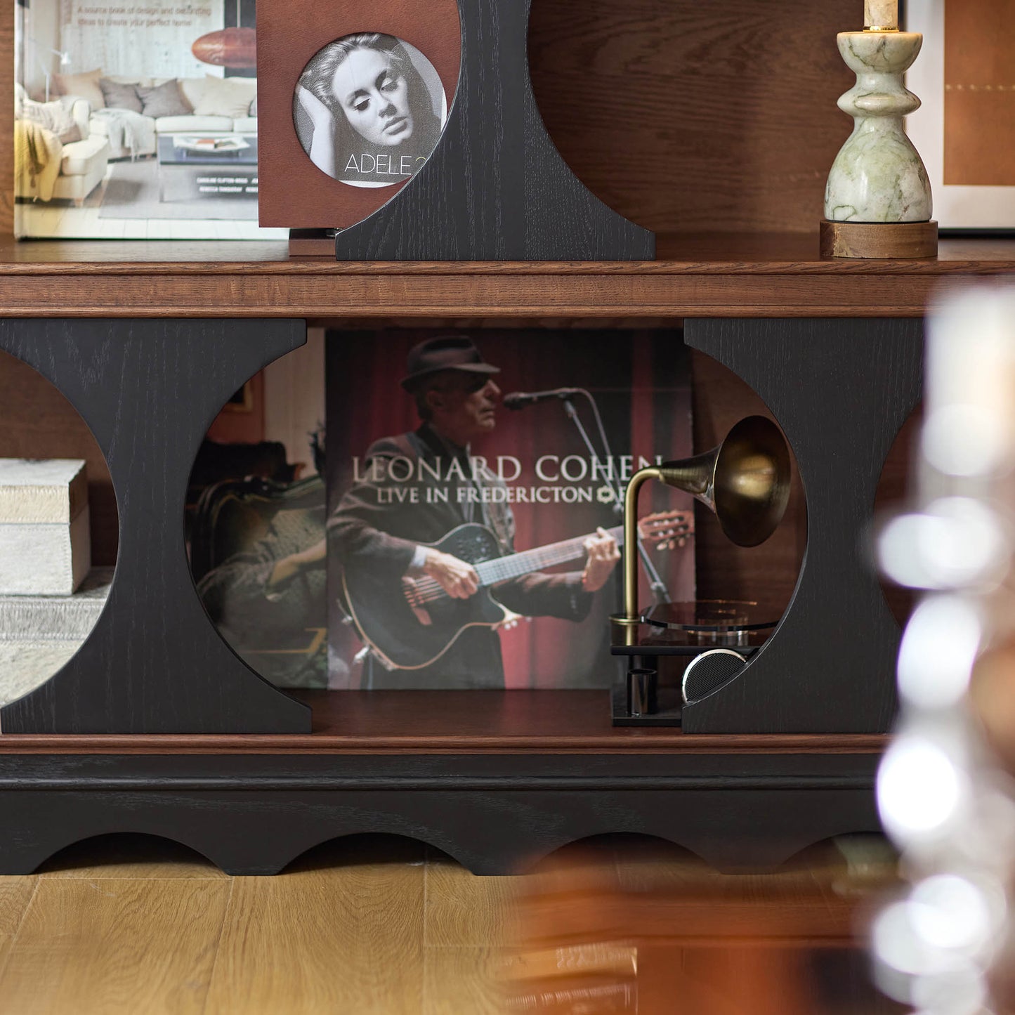 Orion Vintage Open Bookcase, Mid-Century Display Storage Shelf