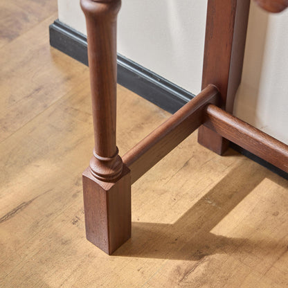Aurelia Vintage Console Table with Drawers, French Mid-Century Entryway Table