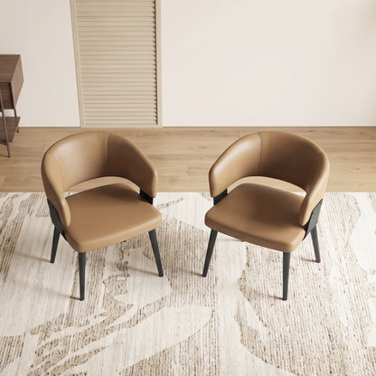 Modern Upholstered Dining Chairs Set of 2 D57-FK-M002
