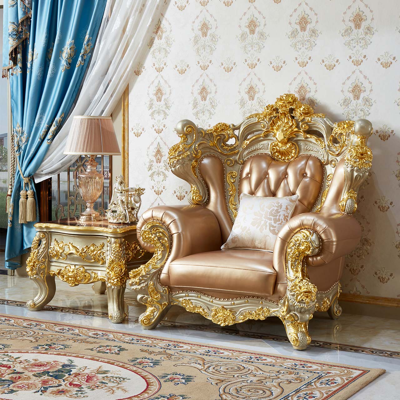 Versailles Imperial Sofa Set – Luxury French Rococo Living Room Collection