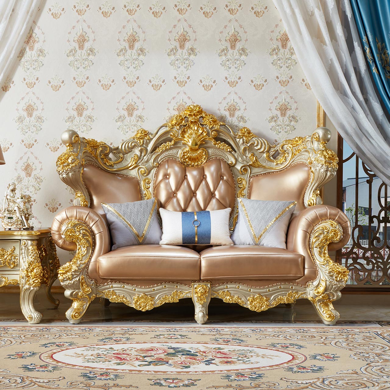 Versailles Imperial Sofa Set – Luxury French Rococo Living Room Collection
