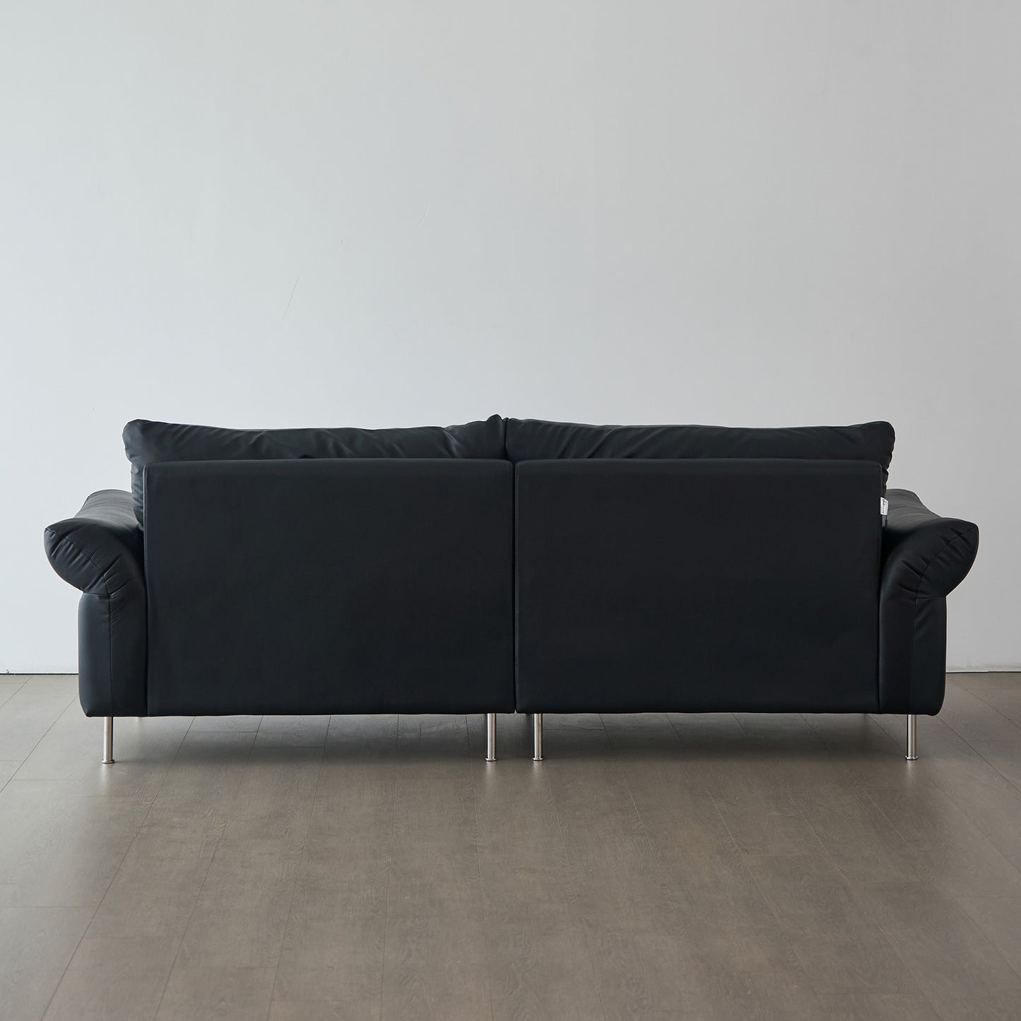 Wing-Style Genuine Leather Sofa (Available in Multiple Sizes)
