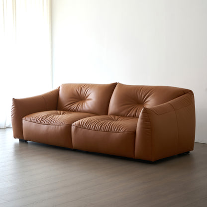 Karl Genuine Leather Sofa (87” / 94” / 102” / 110”)