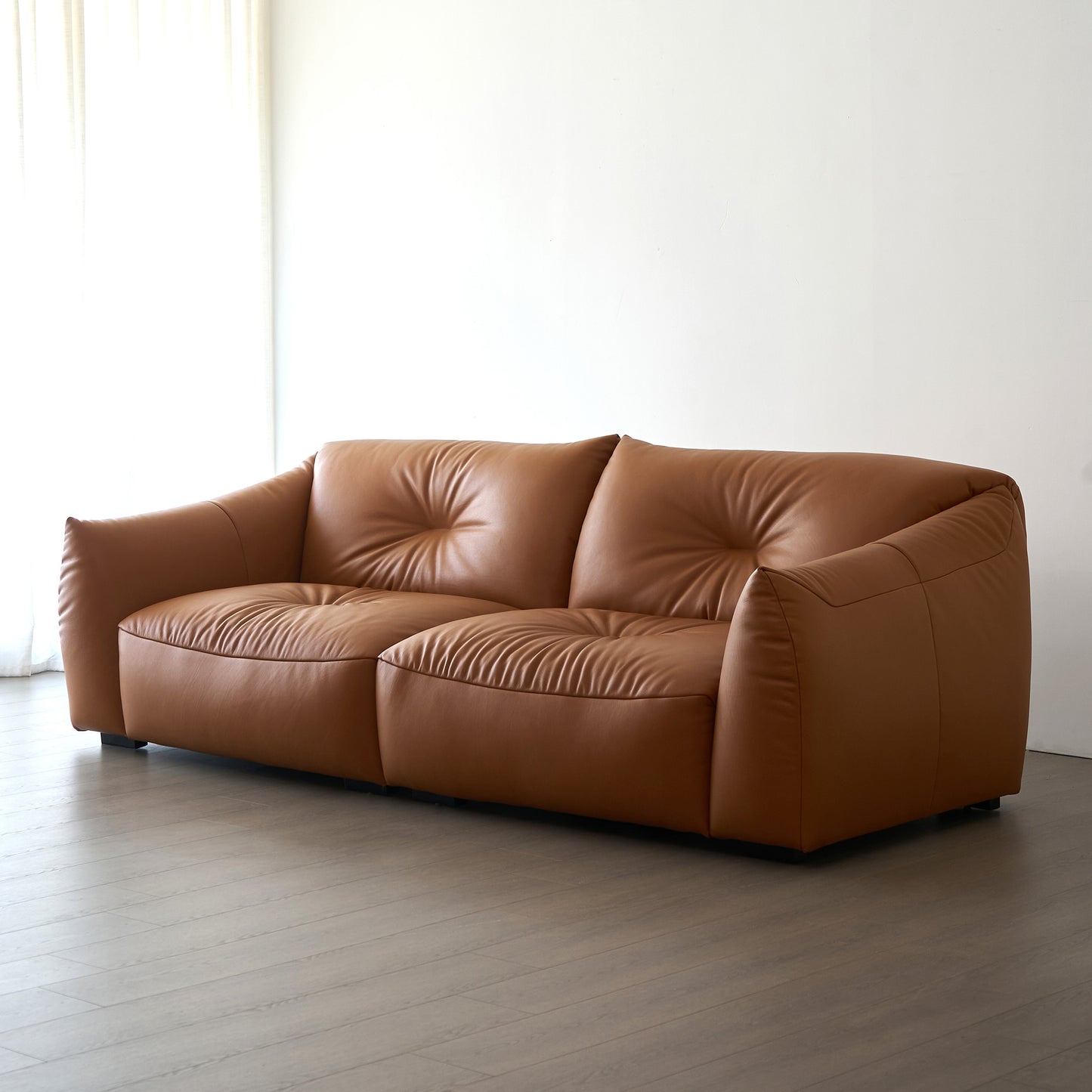 Karl Genuine Leather Sofa (87” / 94” / 102” / 110”)
