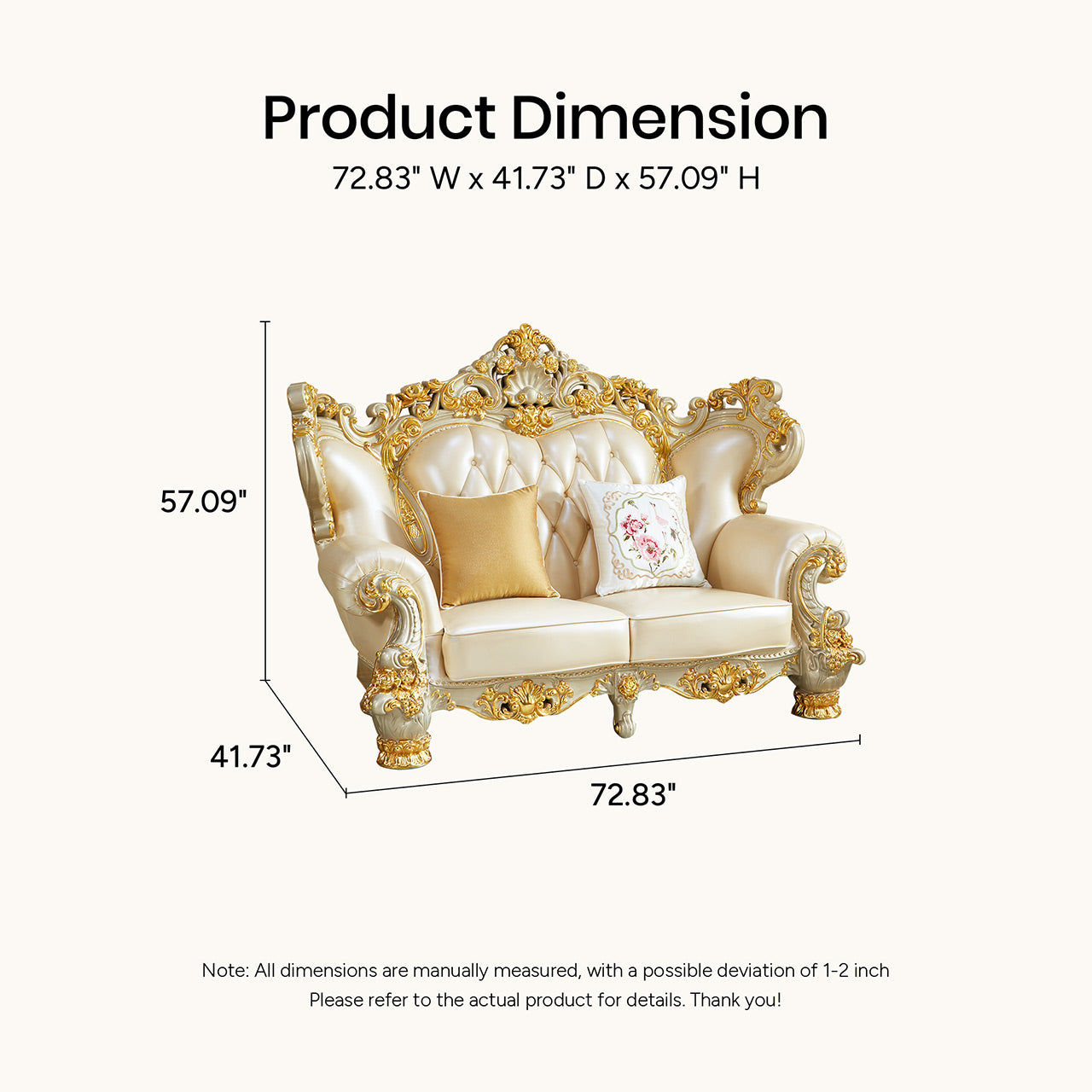 Versailles Royale Luxury Sofa Set – European Baroque Gold Carved Living Room Collection
