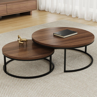 Coffee Table T42-FK-M001 Modern Rotundity 55.2" (Set of 2)