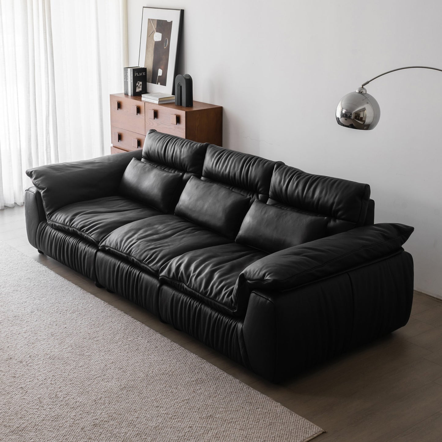 Bailey Genuine Leather Sofa (94” / 102” / 110”)