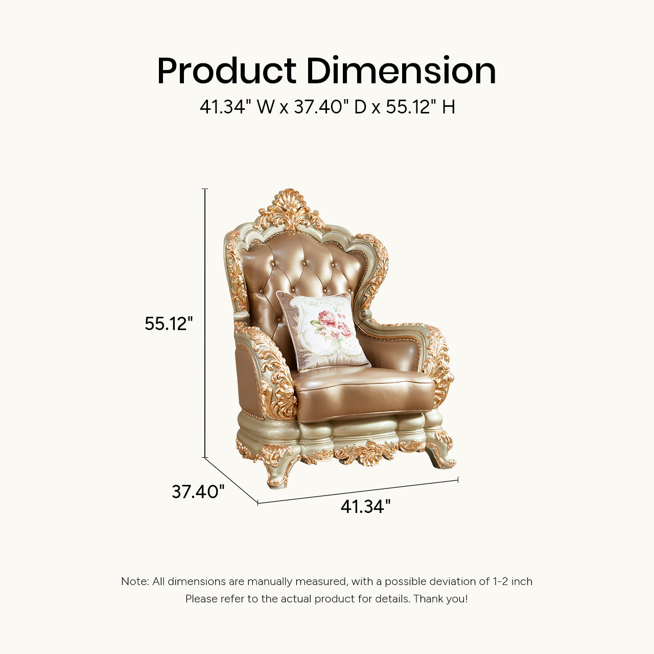 Versailles Imperial Luxury Tufted Leather Sofa Set | Hand-Carved European Classic Sofa Collection