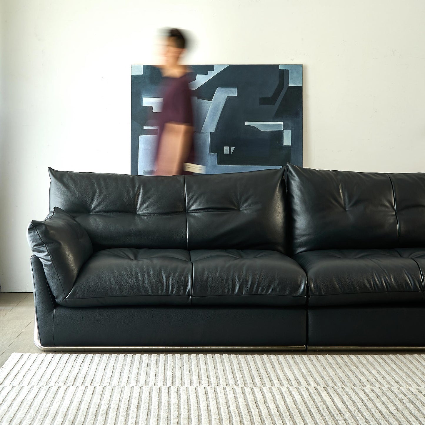 Blaine Genuine Leather Sofa (87” / 94” / 102” / 110”)