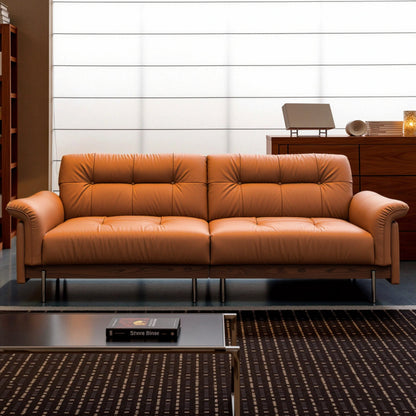 Liuguang Genuine Leather Sofa (94” / 110” / 118” / 126”)