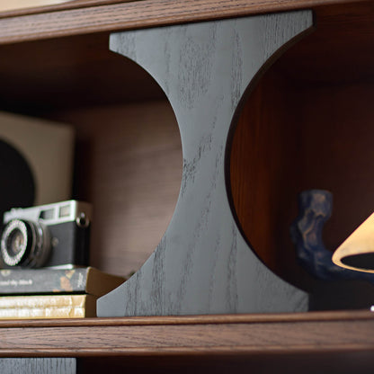Orion Vintage Open Bookcase, Mid-Century Display Storage Shelf