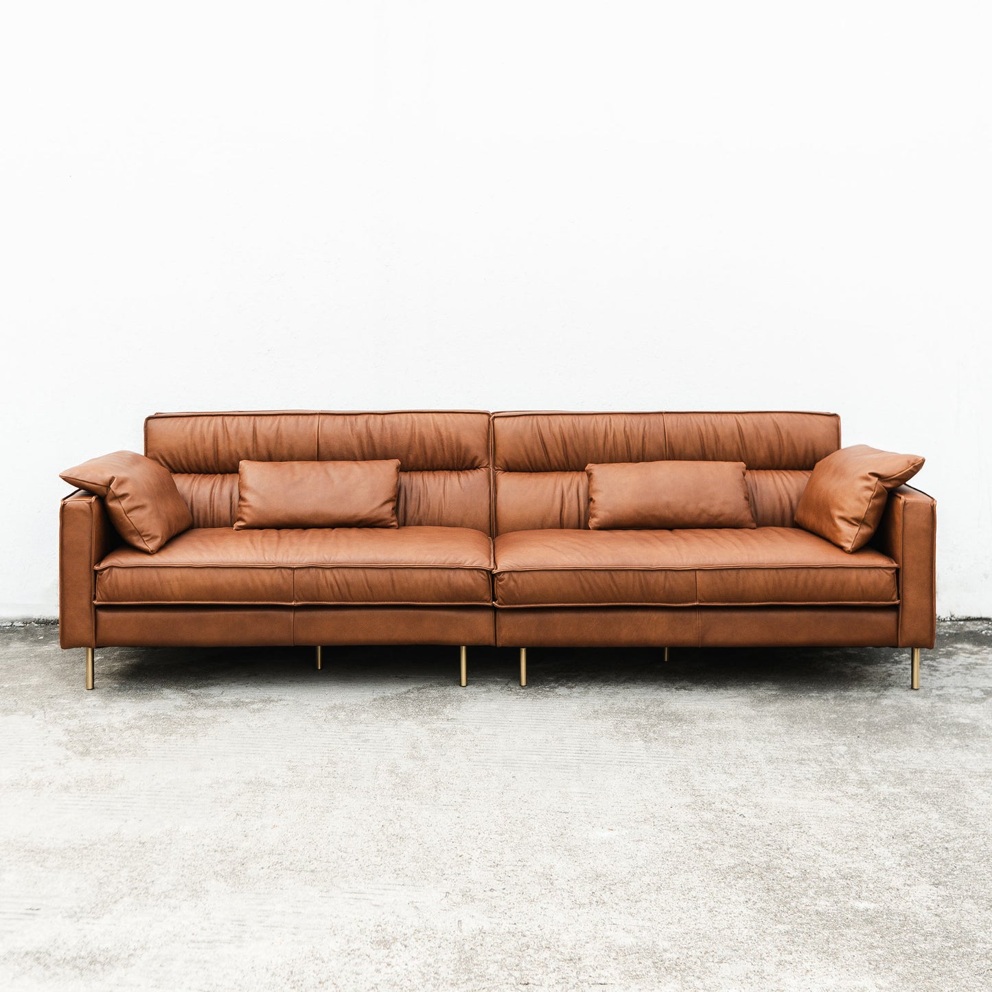 Shendu Genuine Leather Sofa (94” / 102” / 110”)