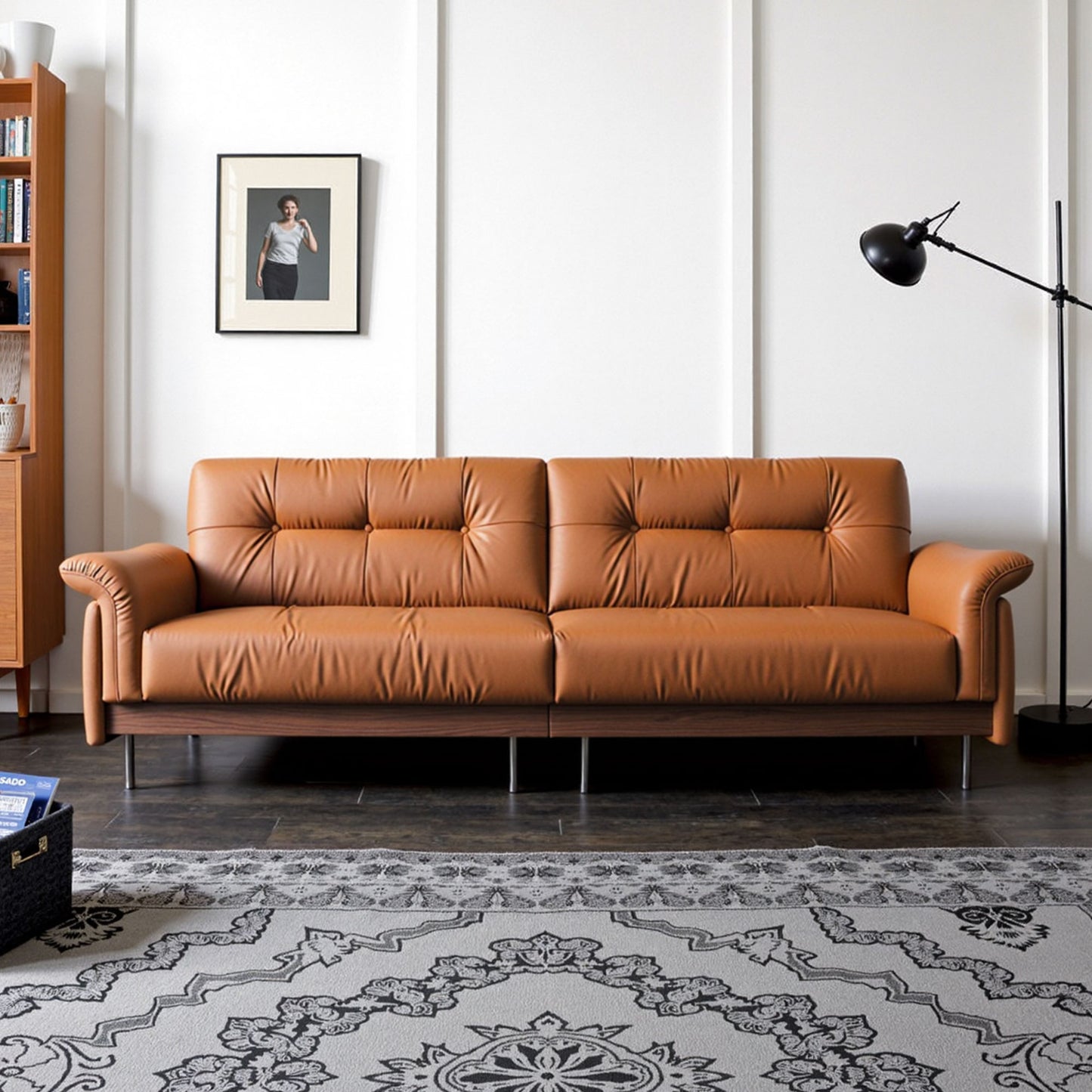 Liuguang Genuine Leather Sofa (94” / 110” / 118” / 126”)