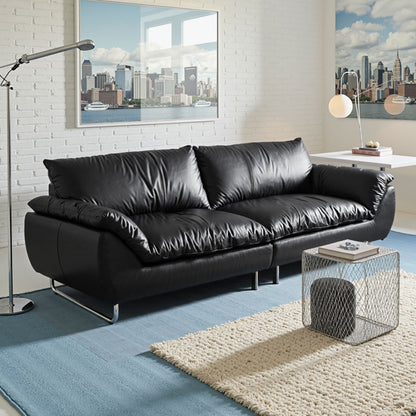 Zane Genuine Leather Sofa (87” / 94” / 102” / 110”)