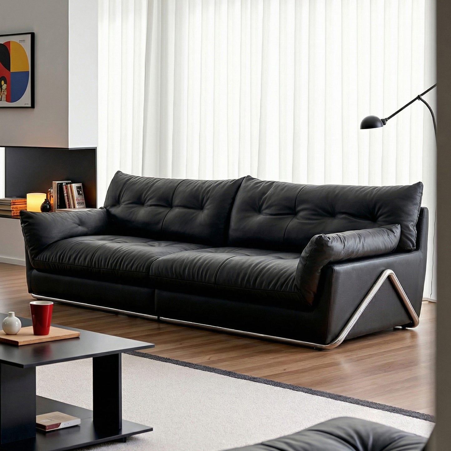Blaine Genuine Leather Sofa (87” / 94” / 102” / 110”)