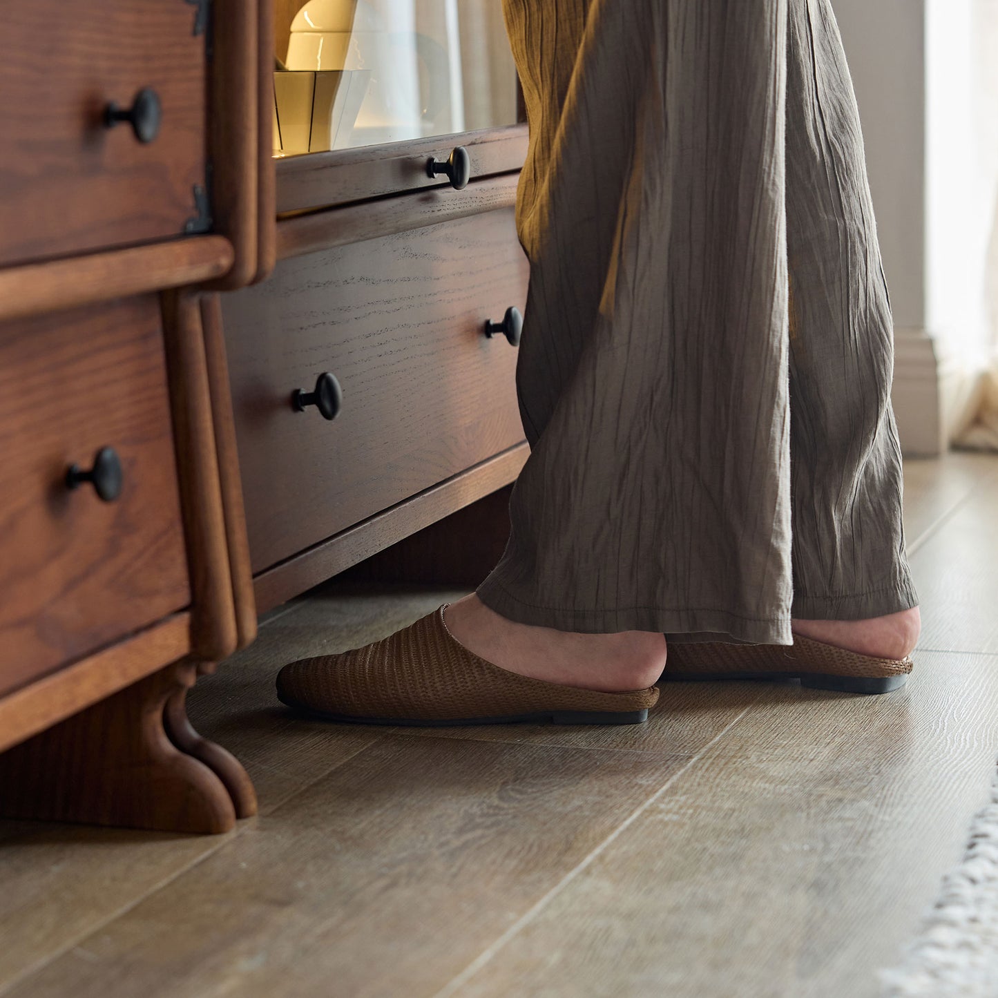 Alden Vintage Drawer Storage Cabinet with Entryway Organizer