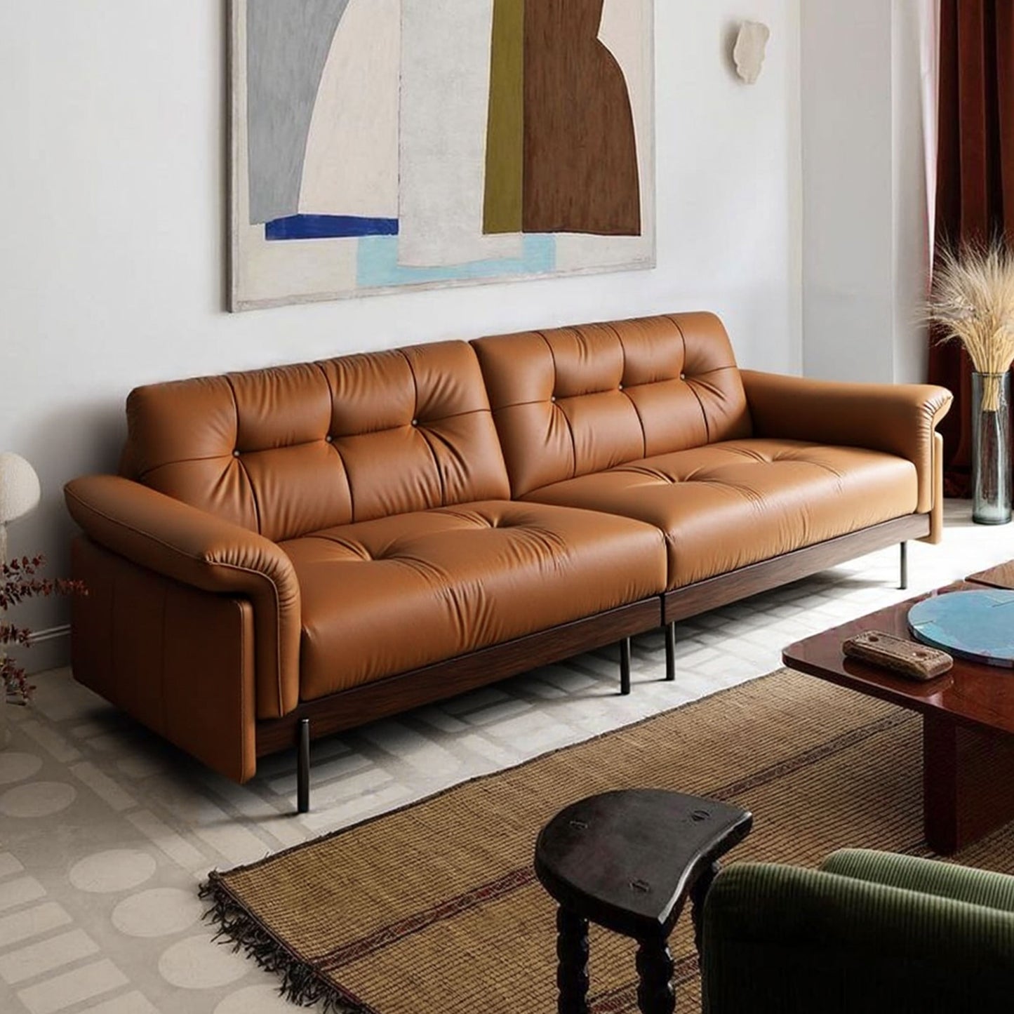 Liuguang Genuine Leather Sofa (94” / 110” / 118” / 126”)