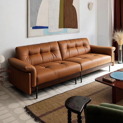 Liuguang Genuine Leather Sofa (94” / 110” / 118” / 126”)