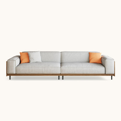 Modern 4-Seater Sofa with Deep Seats for Living Rooms