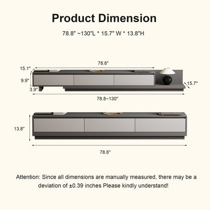 Extendable Mid-Century TV Stand for TVs Up to 100”