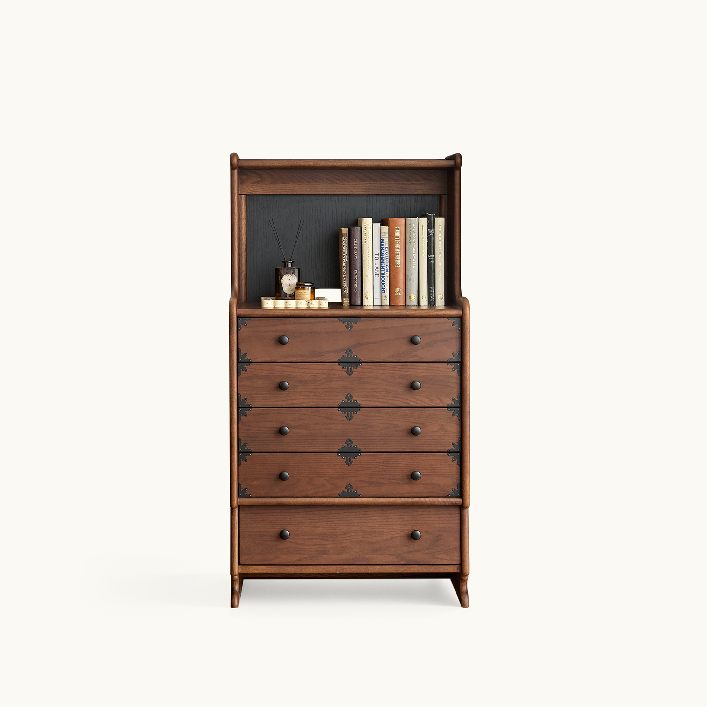 Alden Vintage Drawer Storage Cabinet with Entryway Organizer