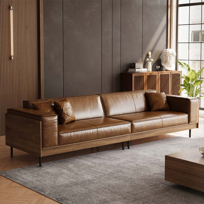 Modern 4-Seater Sofa with Deep Seats for Living Rooms