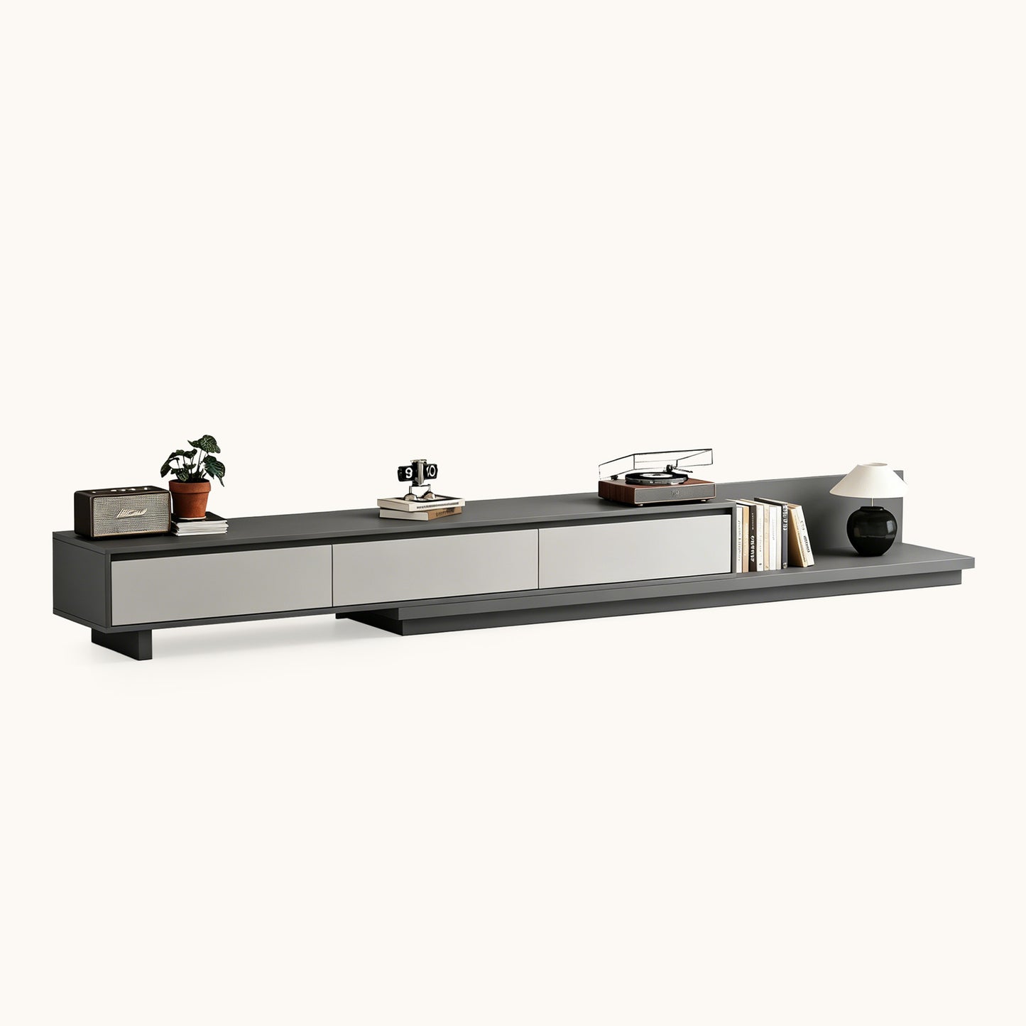 Extendable Mid-Century TV Stand for TVs Up to 100”