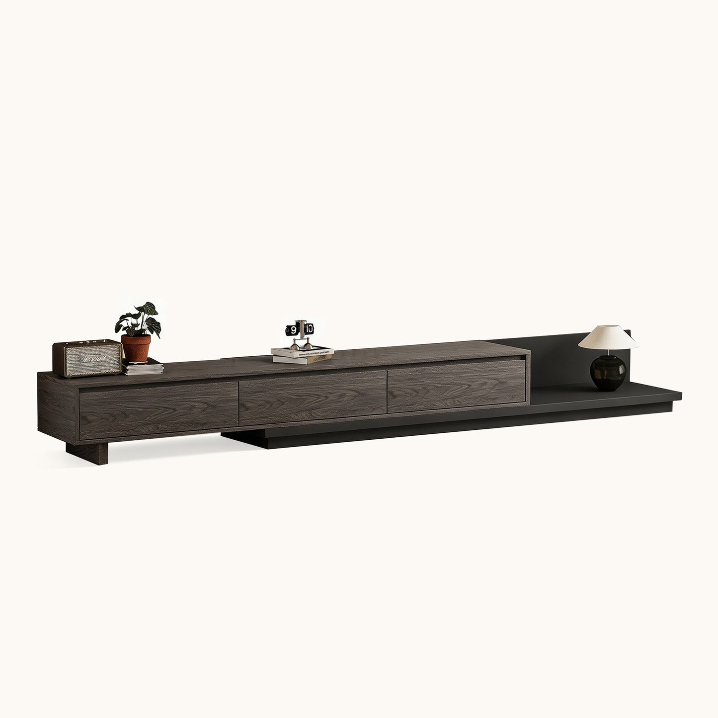 Extendable Mid-Century TV Stand for TVs Up to 100”