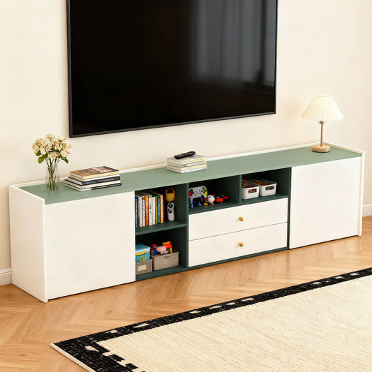 TV Stand GJPPSDSG Modern Cable Management Flexible Storage 78.74"